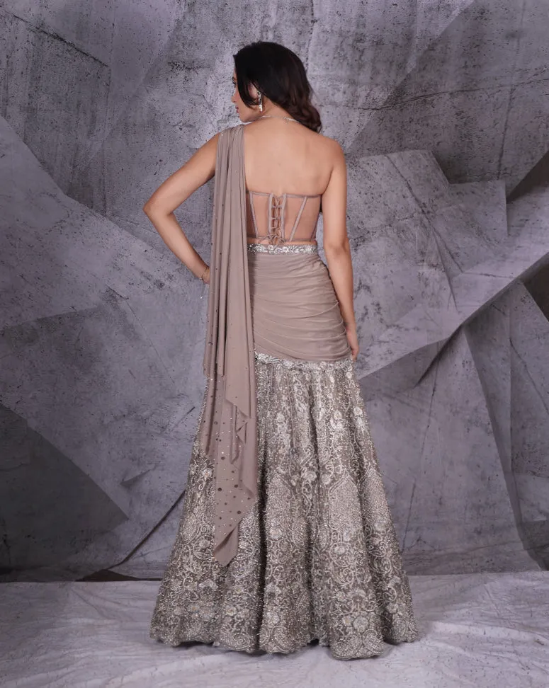 The Spree Embroidered Lehenga