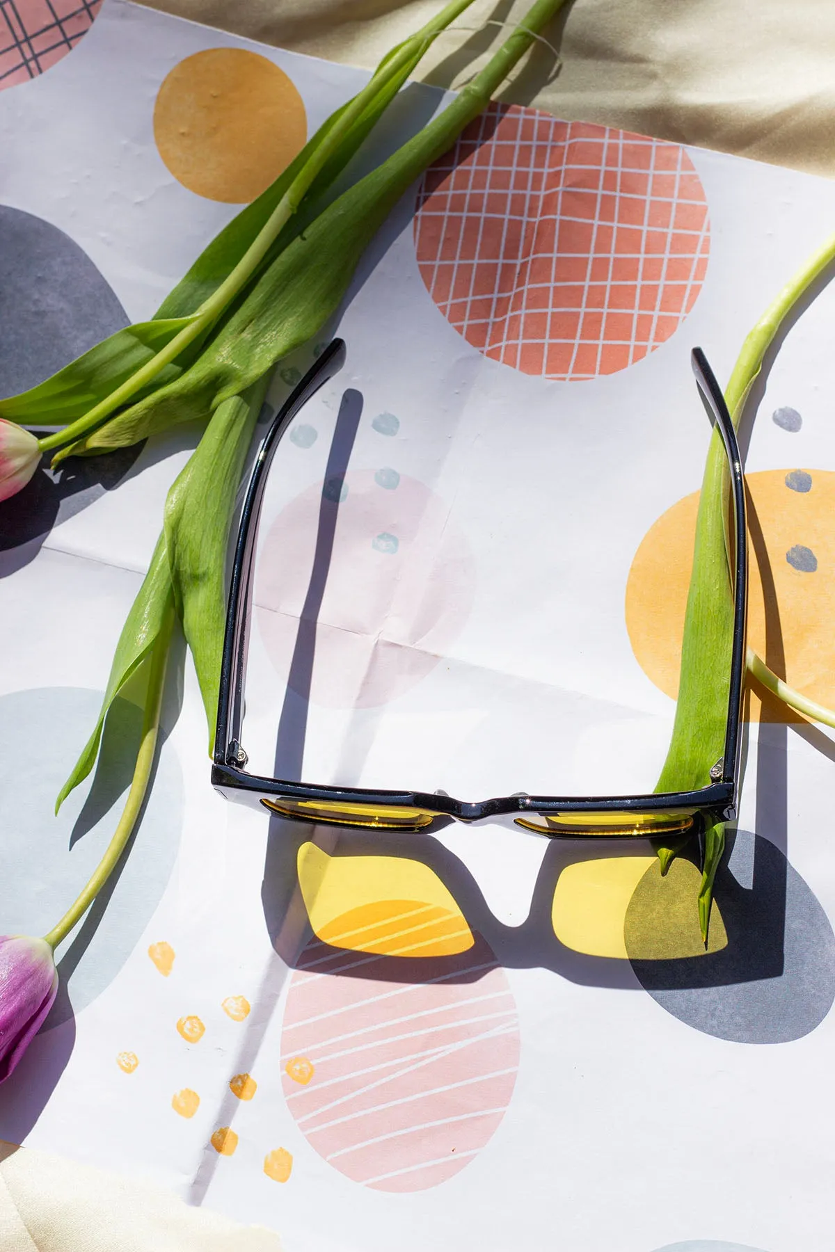 Thick Frame Mini Rectangle Sunglasses
