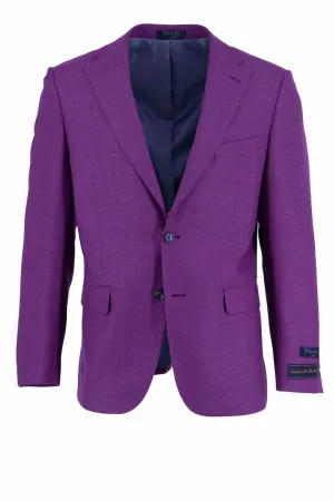 Tiglio Luxe Violet Dolcetto Modern Fit, Pure Wool Jacket TL4023