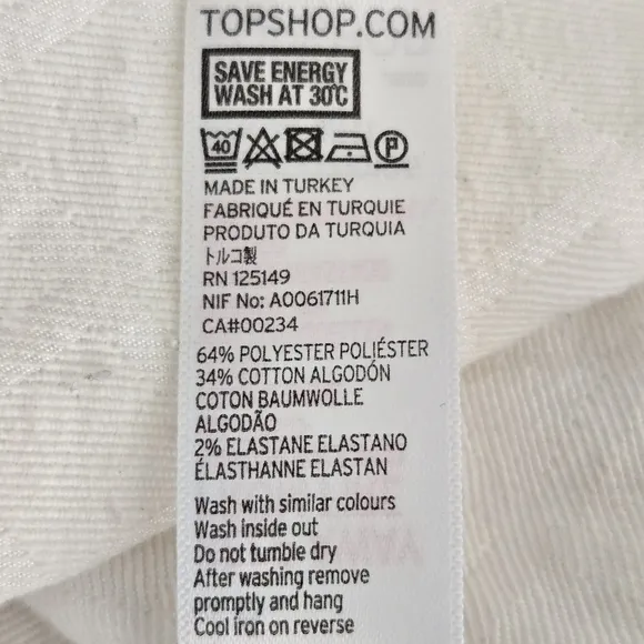 Topshop Diamond Jacquard Quilted Pleated Midi Skirt Fall Trend Off White