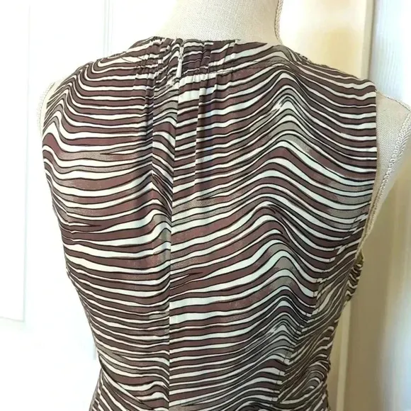 Tory Burch Silk Zebra Print Dress