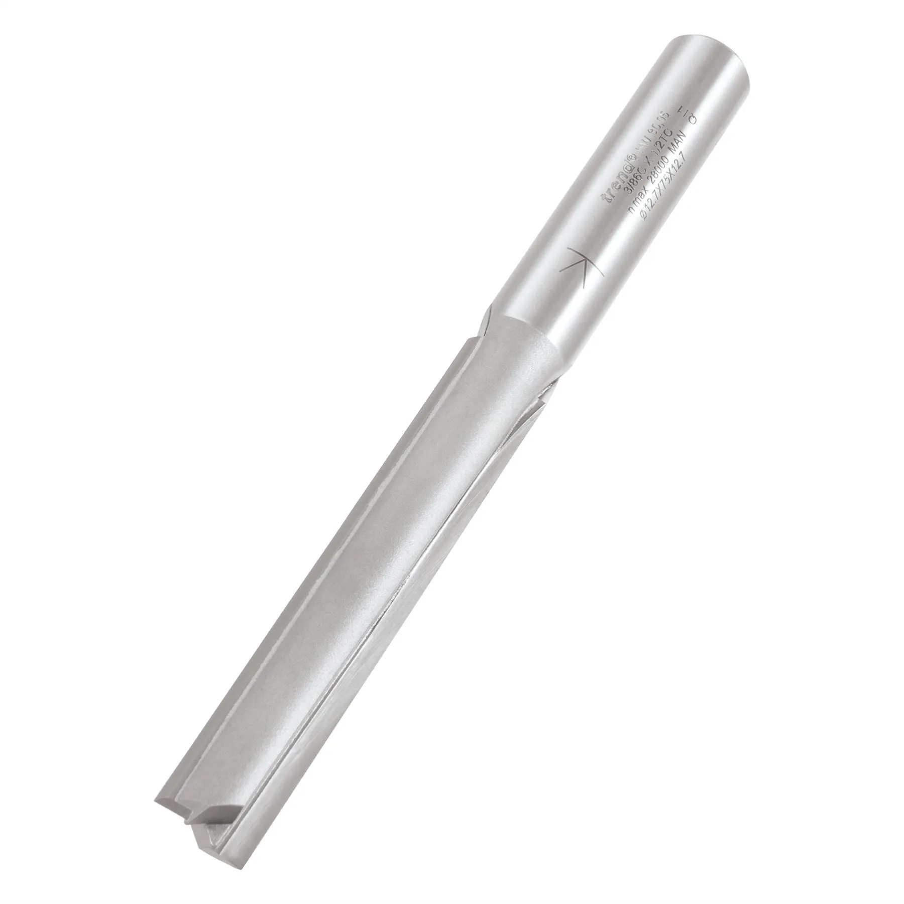 Trend Two Flute 12.7mm Dia X 75mm Cut  3/86CX1/2TC