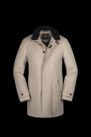 Trivor Baby Cashmere, Down, & Mink Car Coat