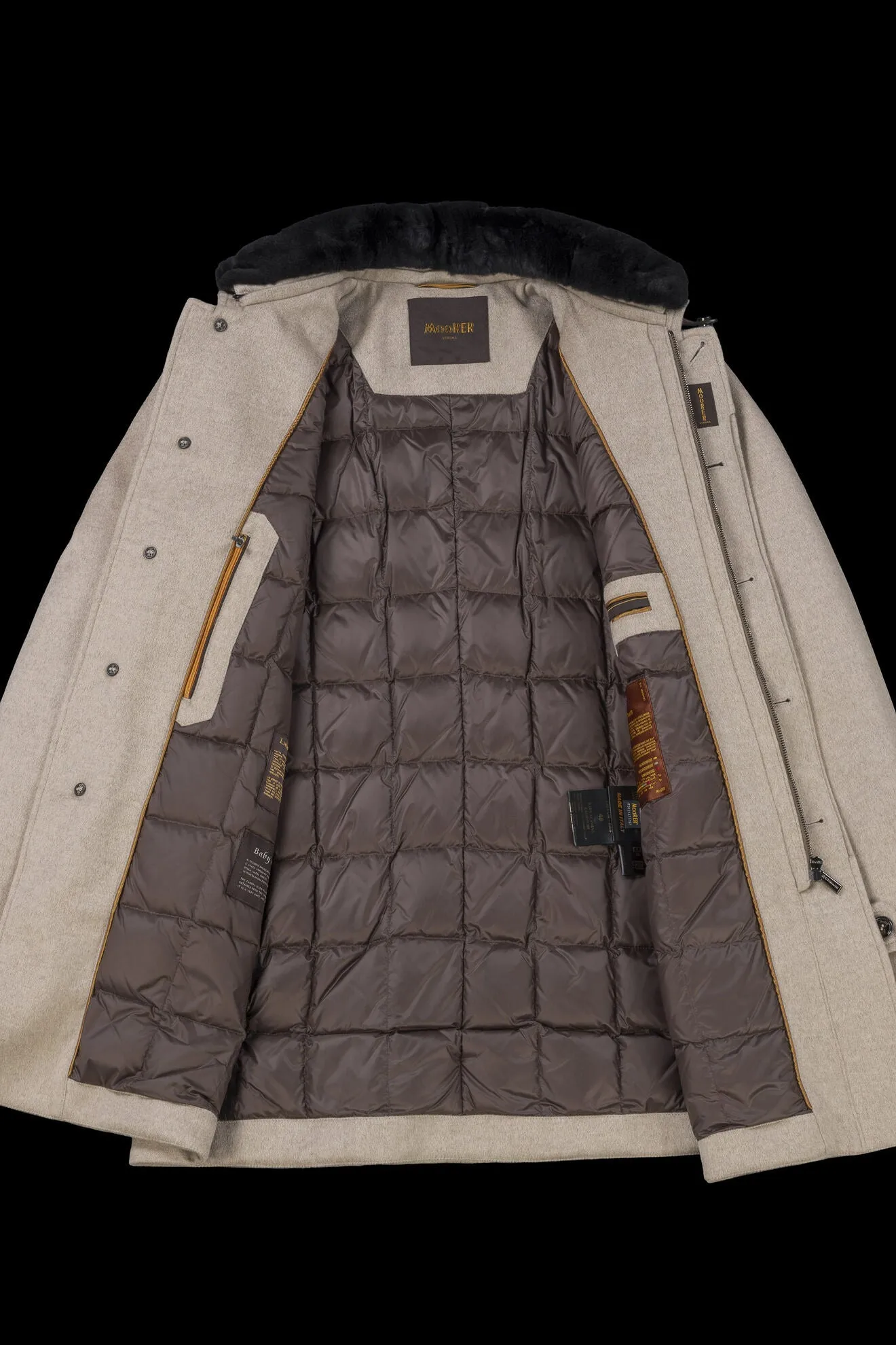 Trivor Baby Cashmere, Down, & Mink Car Coat