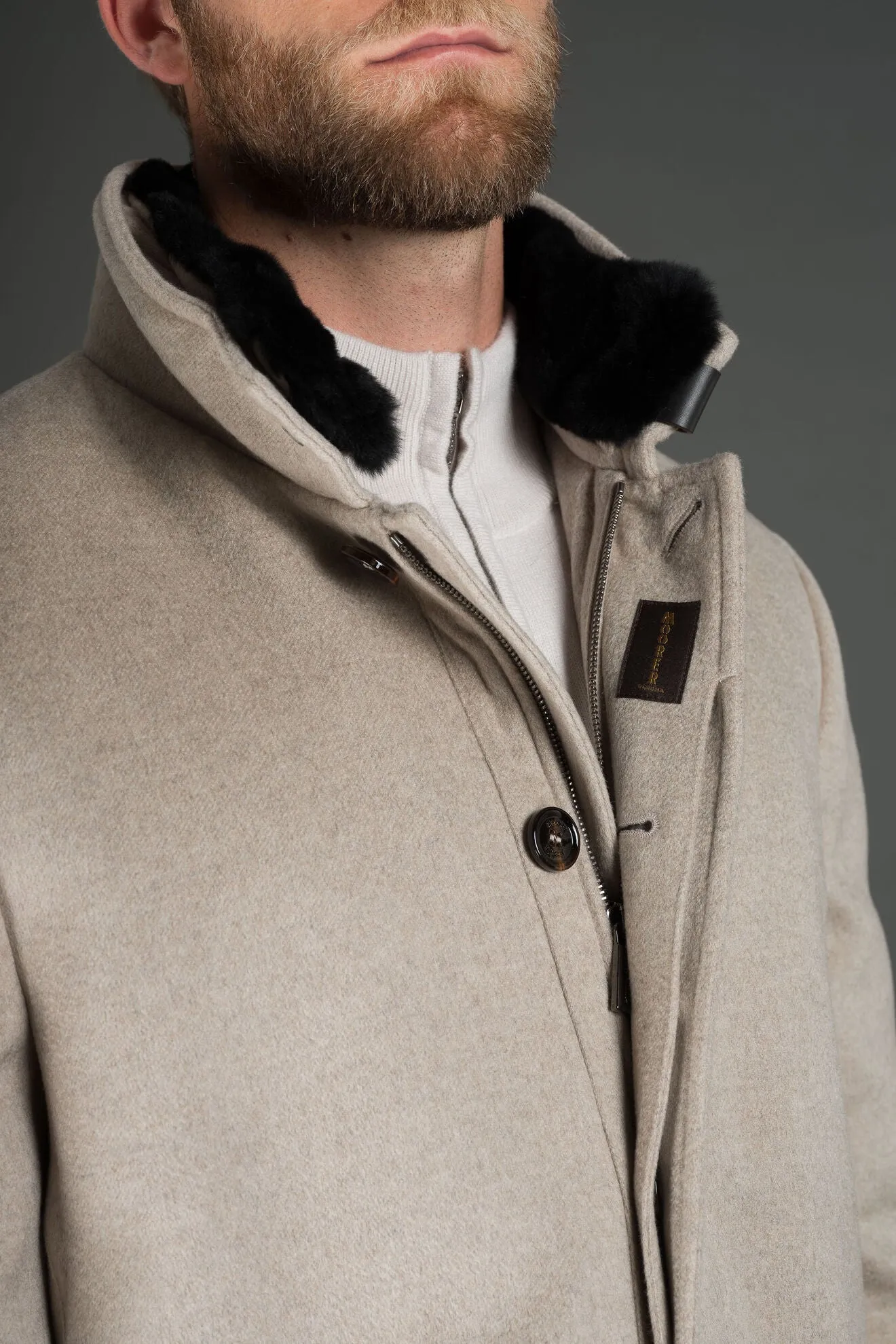 Trivor Baby Cashmere, Down, & Mink Car Coat