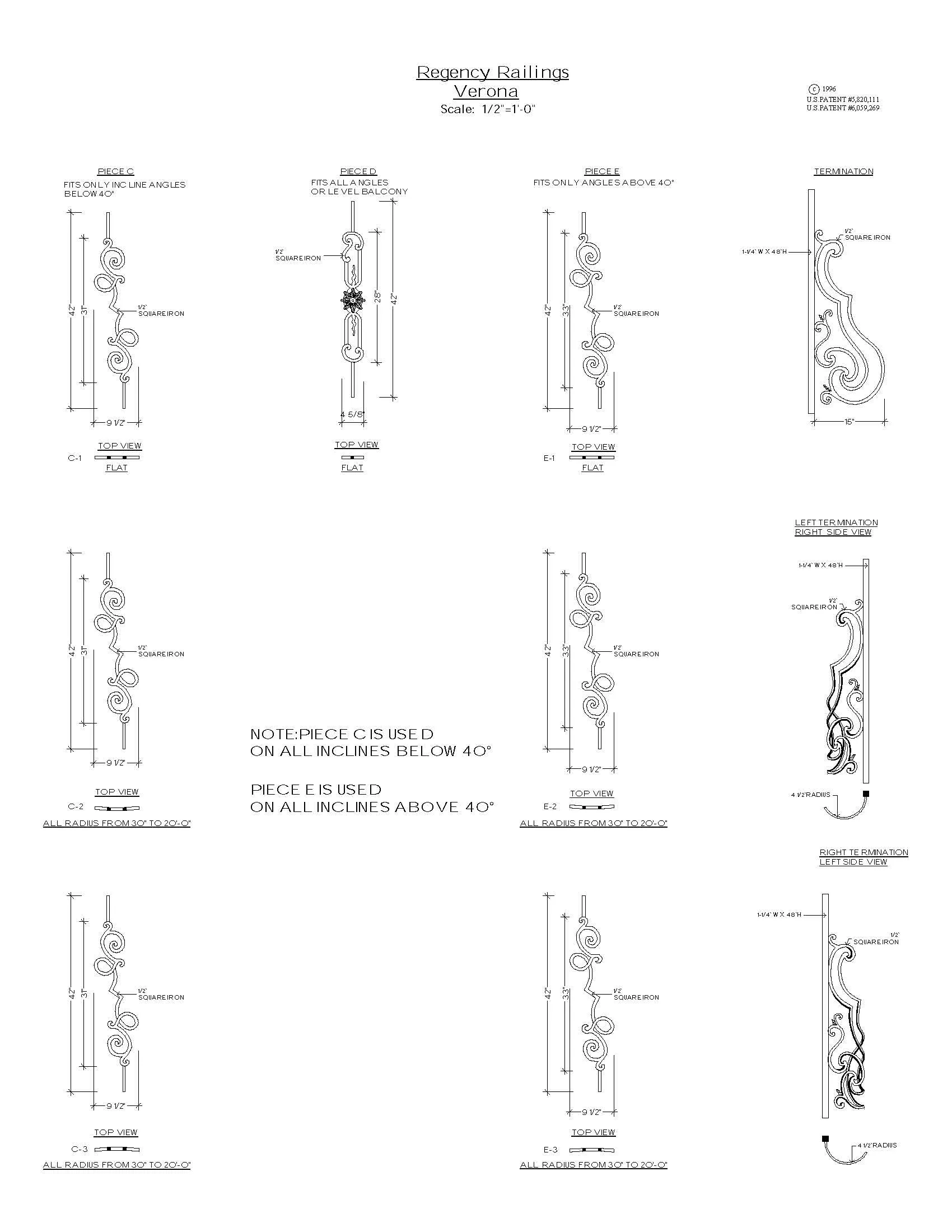 Verona Series - B1 Straight Pitch Panel
