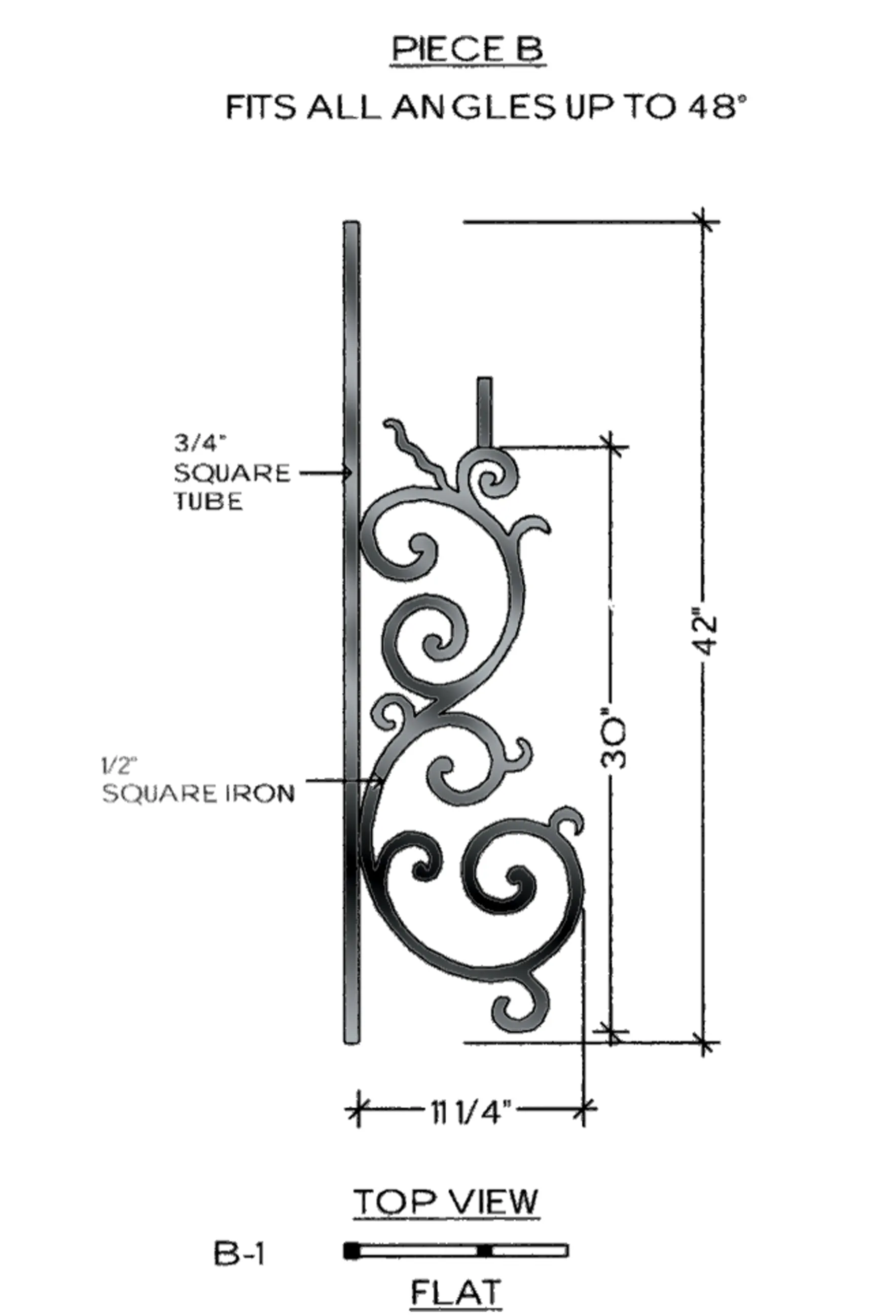 Verona Series - B1 Straight Pitch Panel