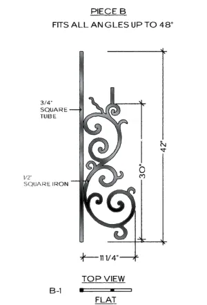 Verona Series - B1 Straight Pitch Panel