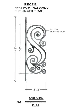 Victoria Series - B1 Straight Level Panel