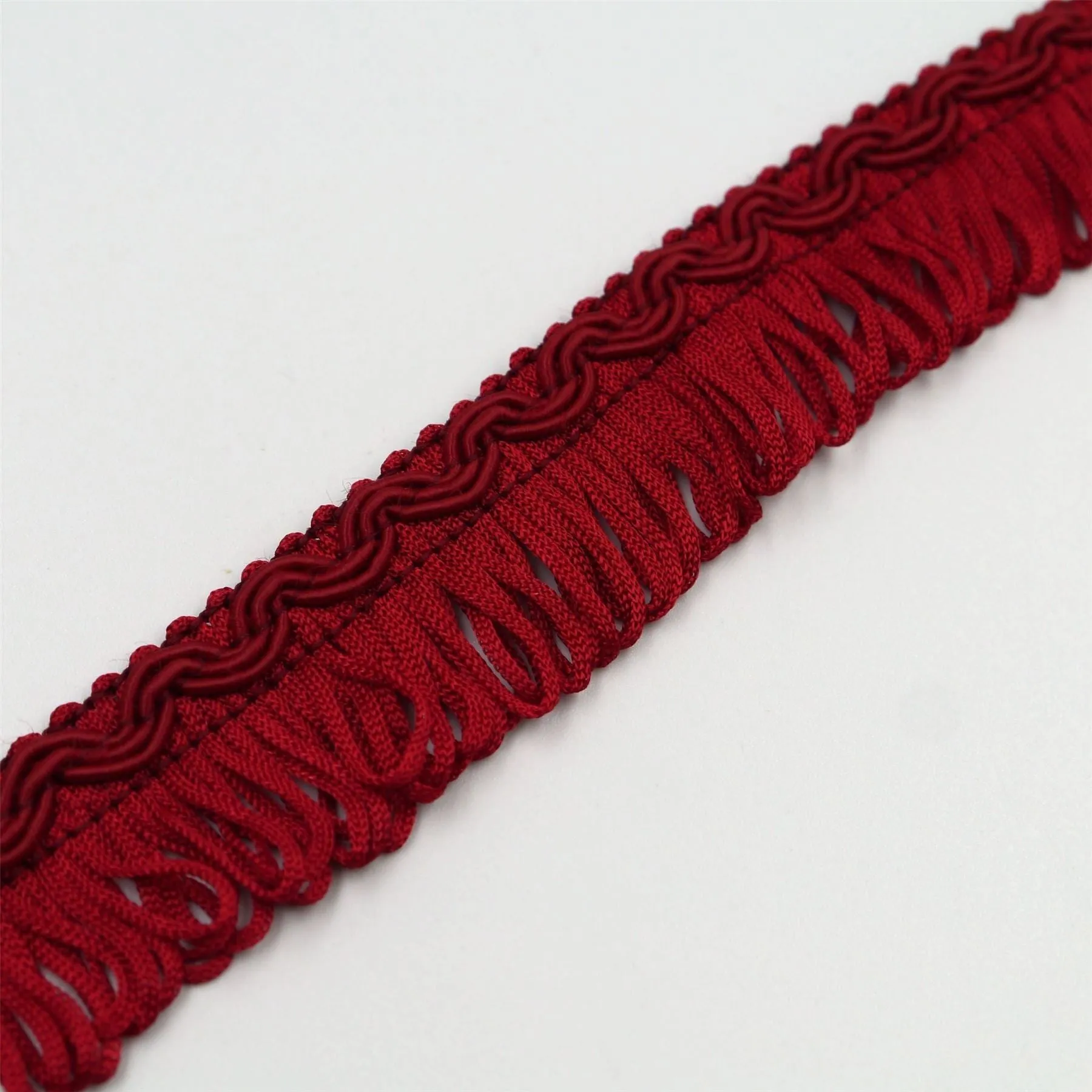 Vintage Gimp Braid With Looped Fringe 32mm 865