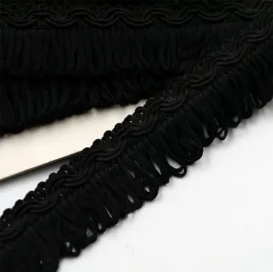 Vintage Gimp Braid With Looped Fringe 32mm 865