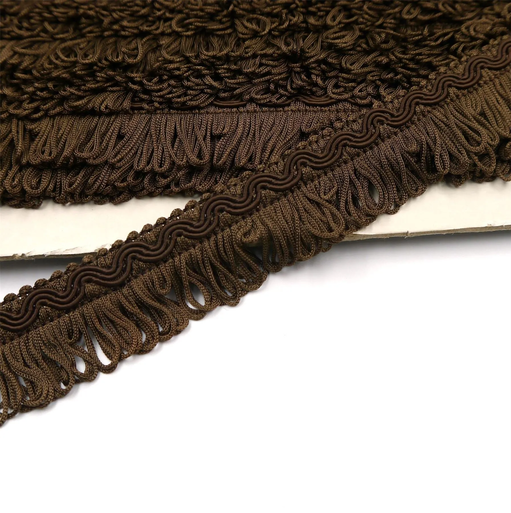 Vintage Gimp Braid With Looped Fringe 32mm 865