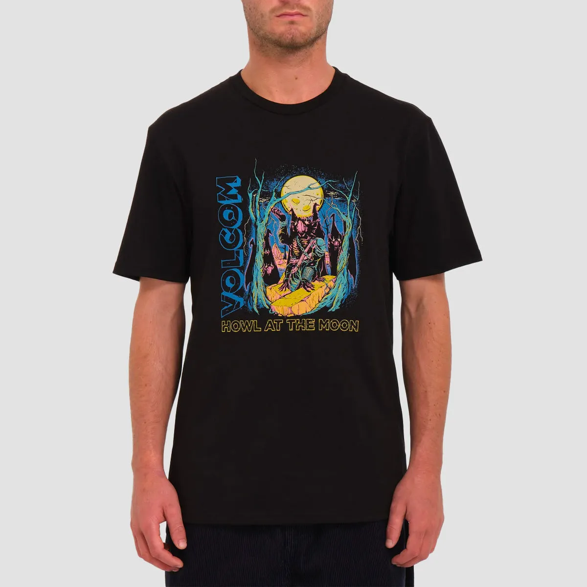 Volcom Howl At The Moon FA Max Sherman 1 T-Shirt Black