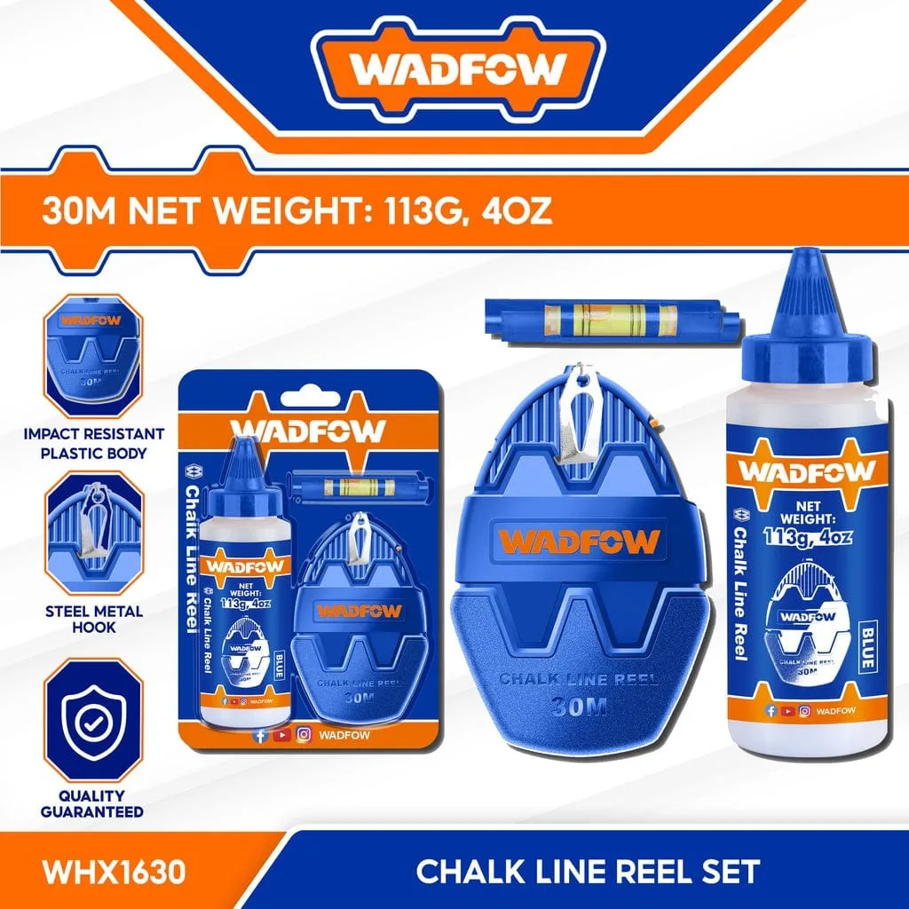 Wadfow Chalk Line Reel 30m - WHX1630