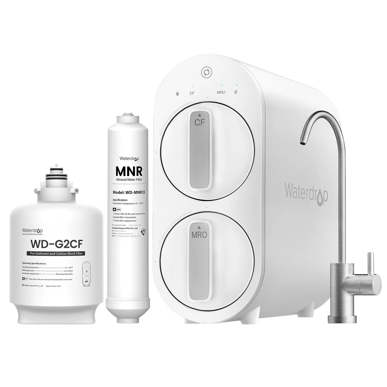 Waterdrop G2P600  Remineralization  RO System Combo Kit
