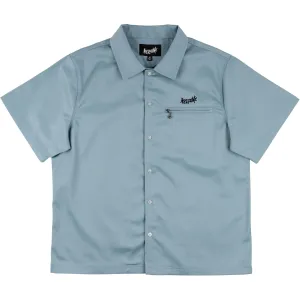 Welcome Mace Embroidered Twill Work Shirt Slate
