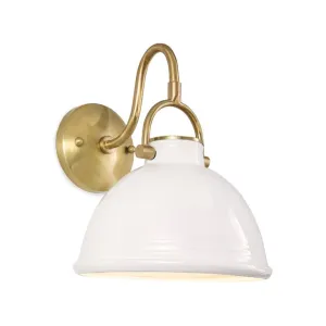 White Ceramic Sconce