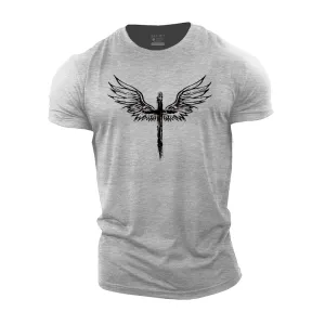 Wings Cross Cotton T-Shirt