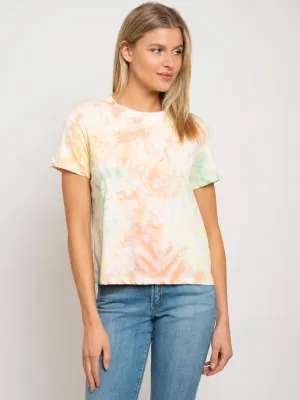 WOMEN'S TIE DYE BASIC TOP
