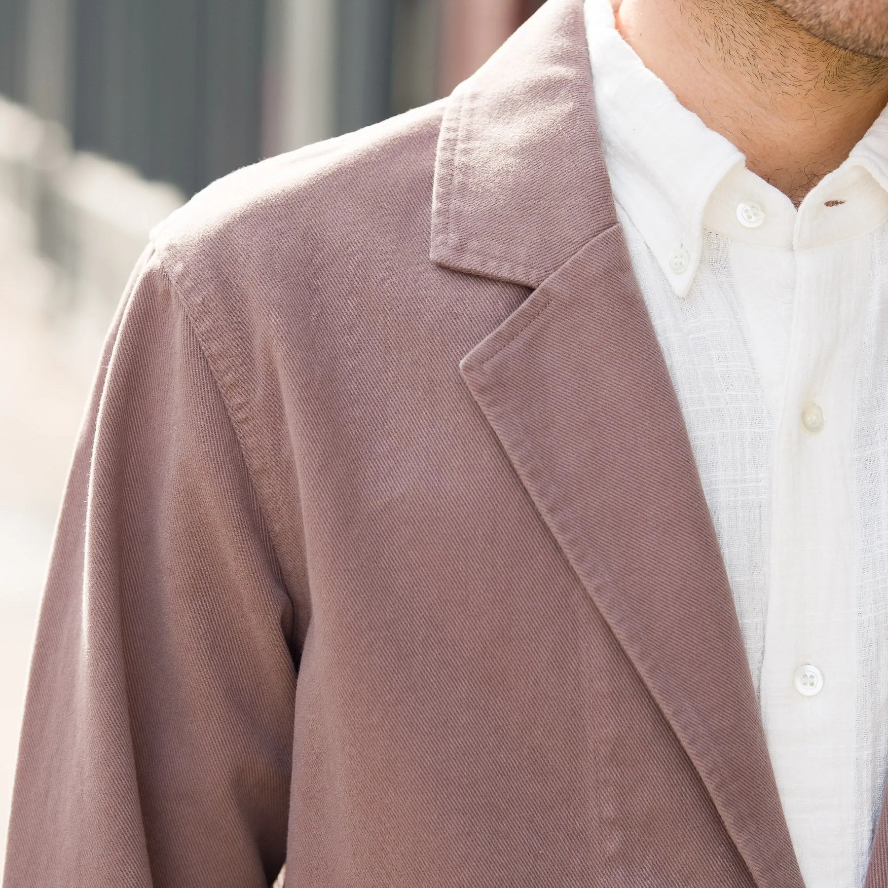 Work Blazer in Tobacco Twill