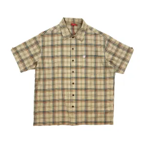 Worship Hank Short Sleeve Work Shirt Grey