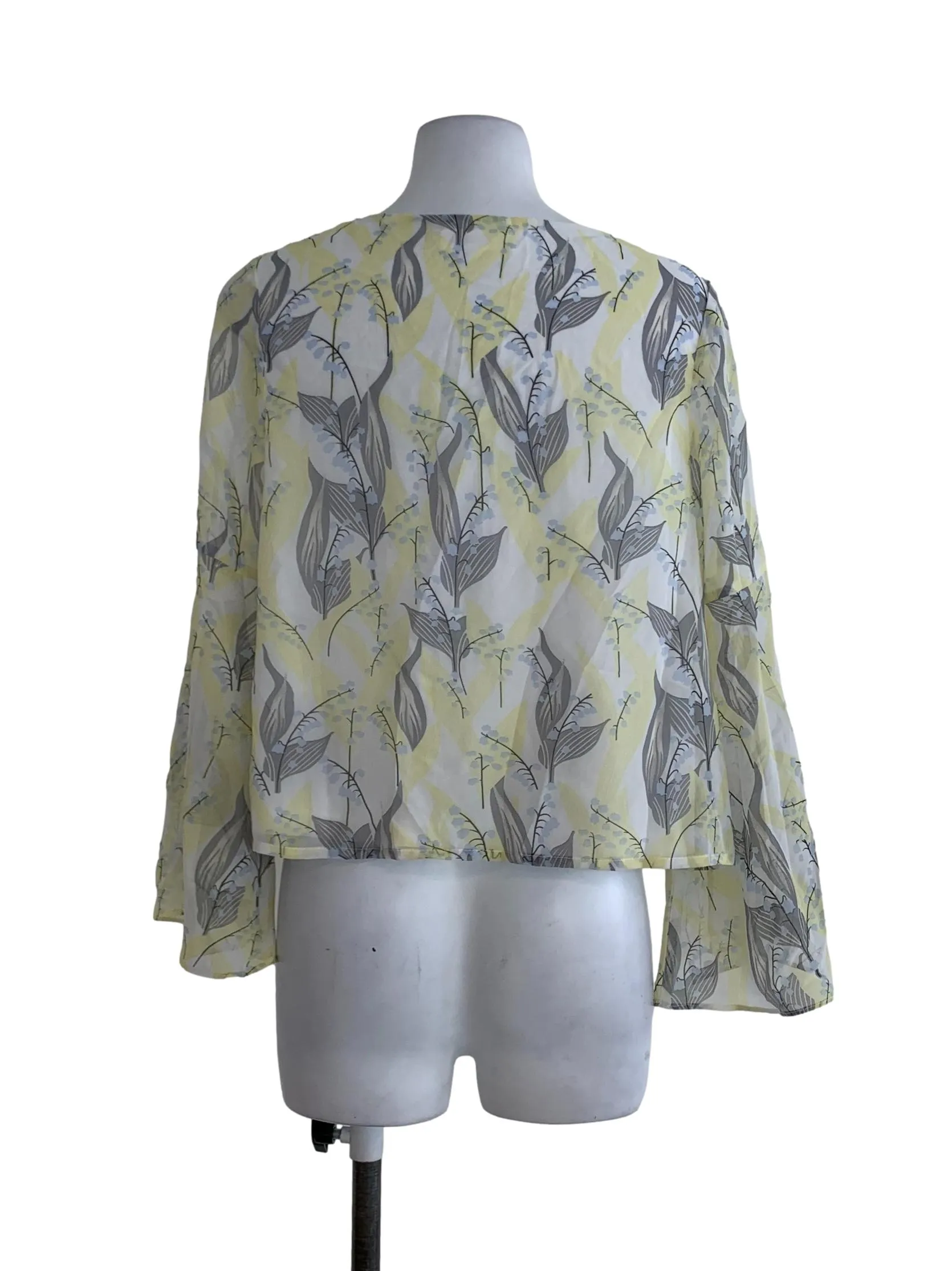 Yellow Floral Blouse