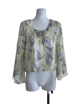 Yellow Floral Blouse