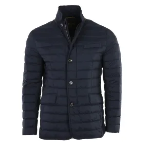 Zavyer Quilted Coat in Dark Blue